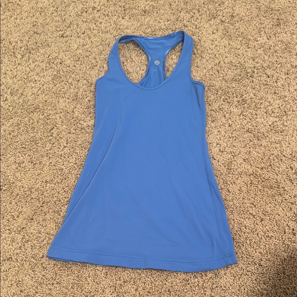 Lululemon Blue Racerback Tank Top